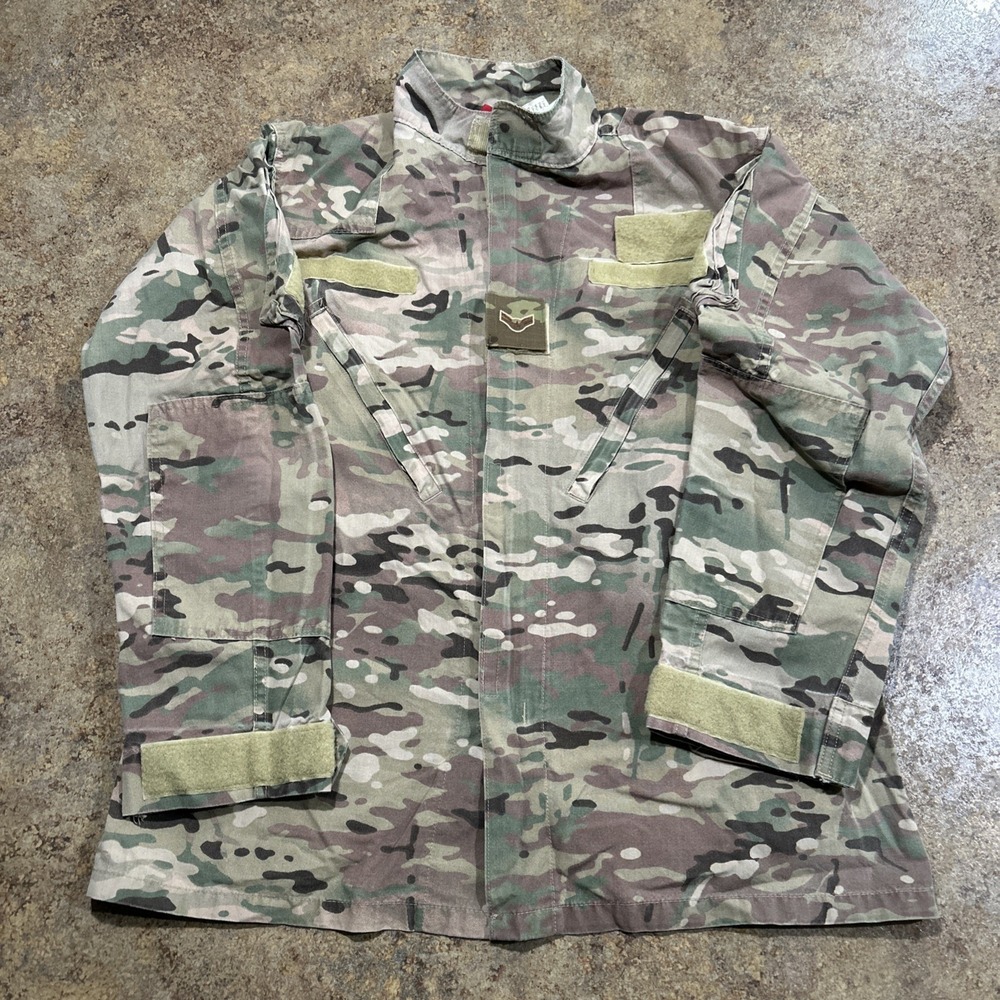 Drifire Fire Resistant Military Long Sleeve Shirt Jacket Size M/S Camo